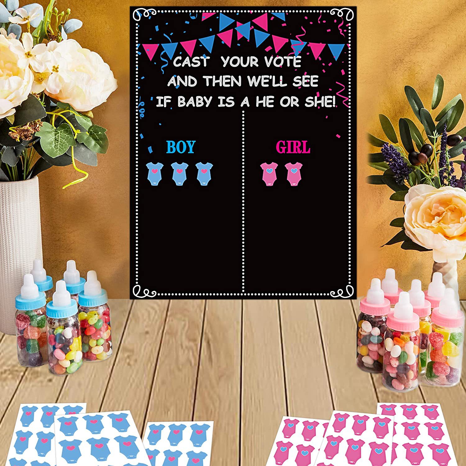 Board Game Quote - Gender Reveal Boy Or Girl Voting