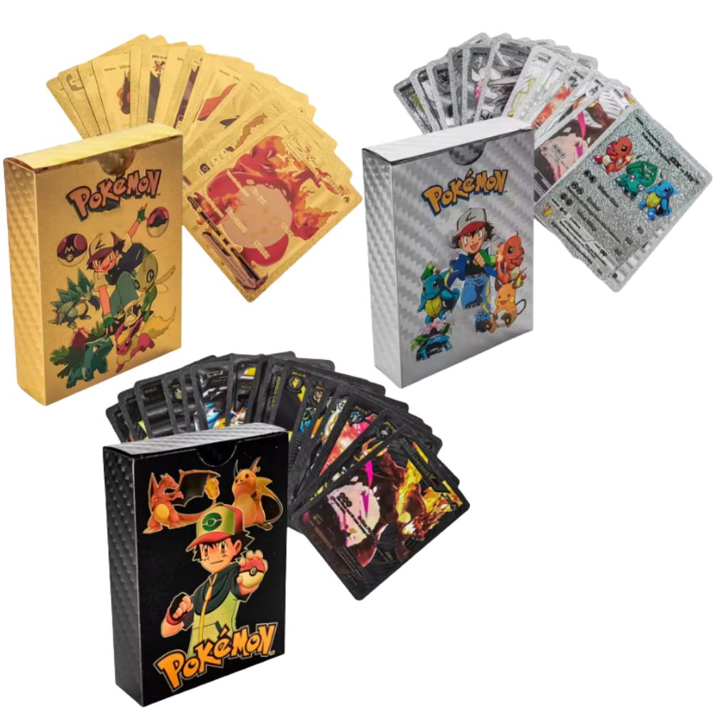 Board Game English - New 55PCS Pokémon Cards Vmax GX