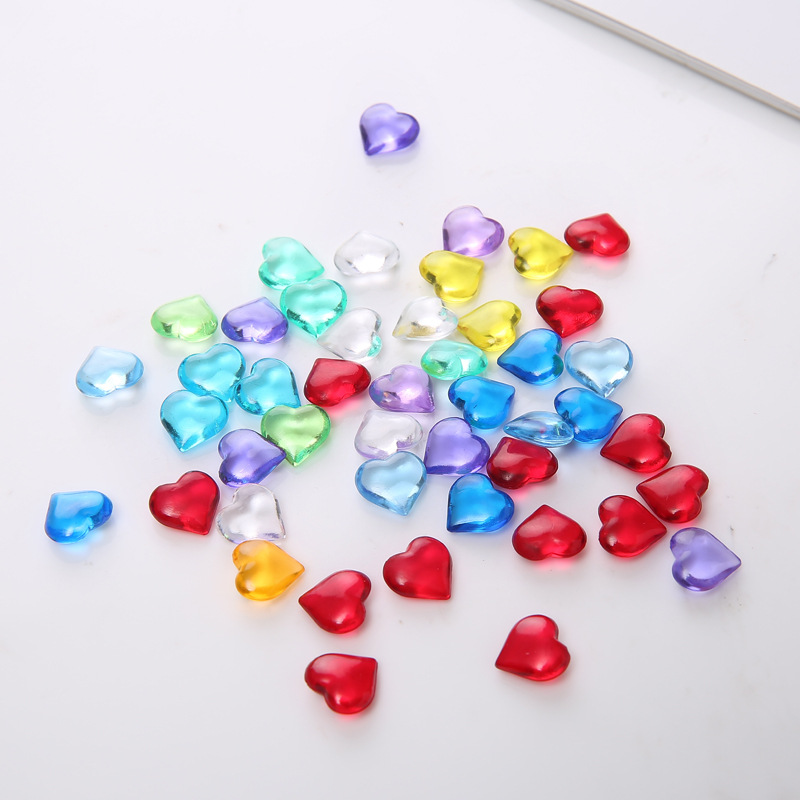 100PCS 10*4mm Heart Shape Acry - Board Game Economy 评论和价格