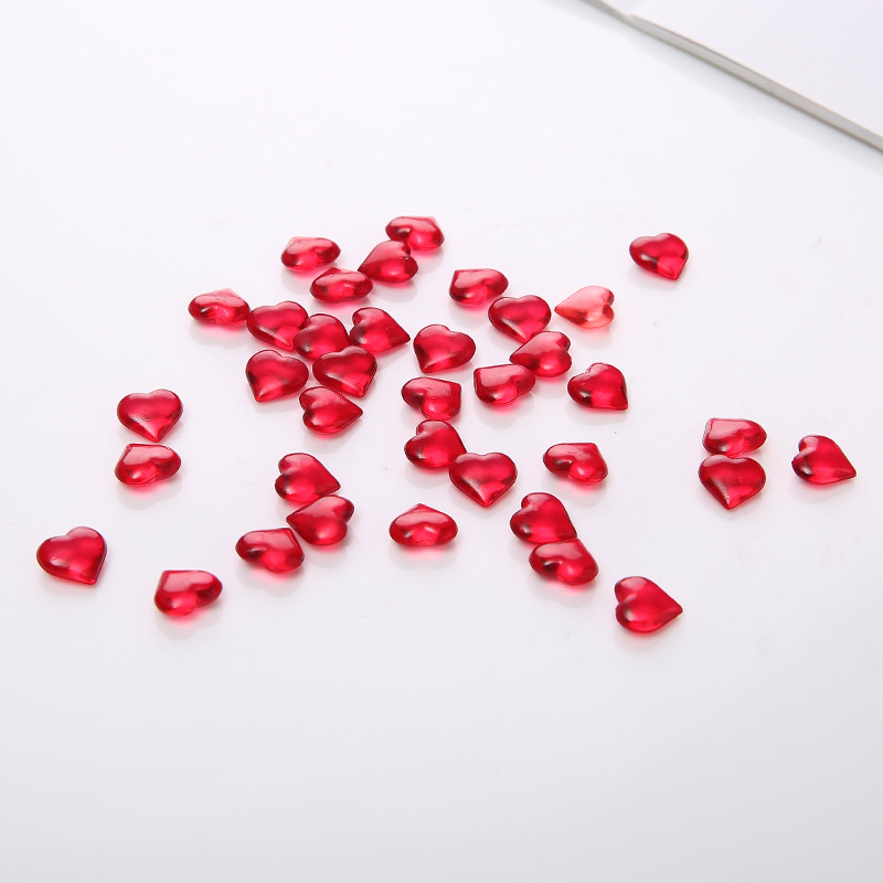 100PCS 10*4mm Heart Shape Acry - Board Game Economy 评论和价格