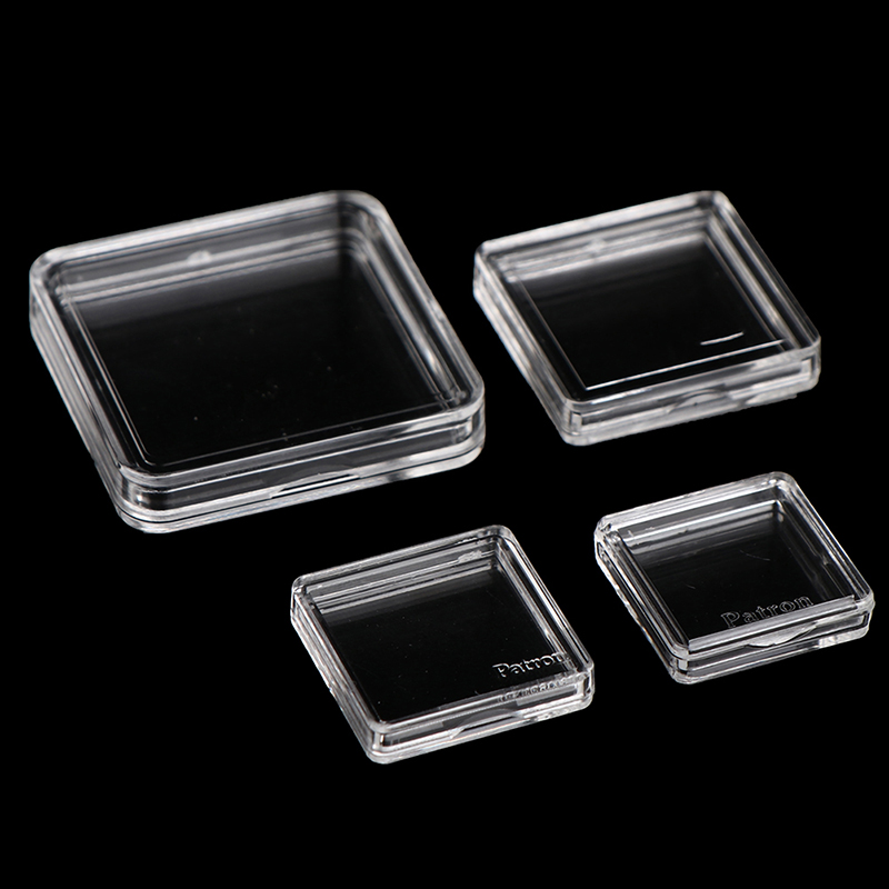 10PCS Square Clear Plastic Pro - Board Game Economy 评论和价格