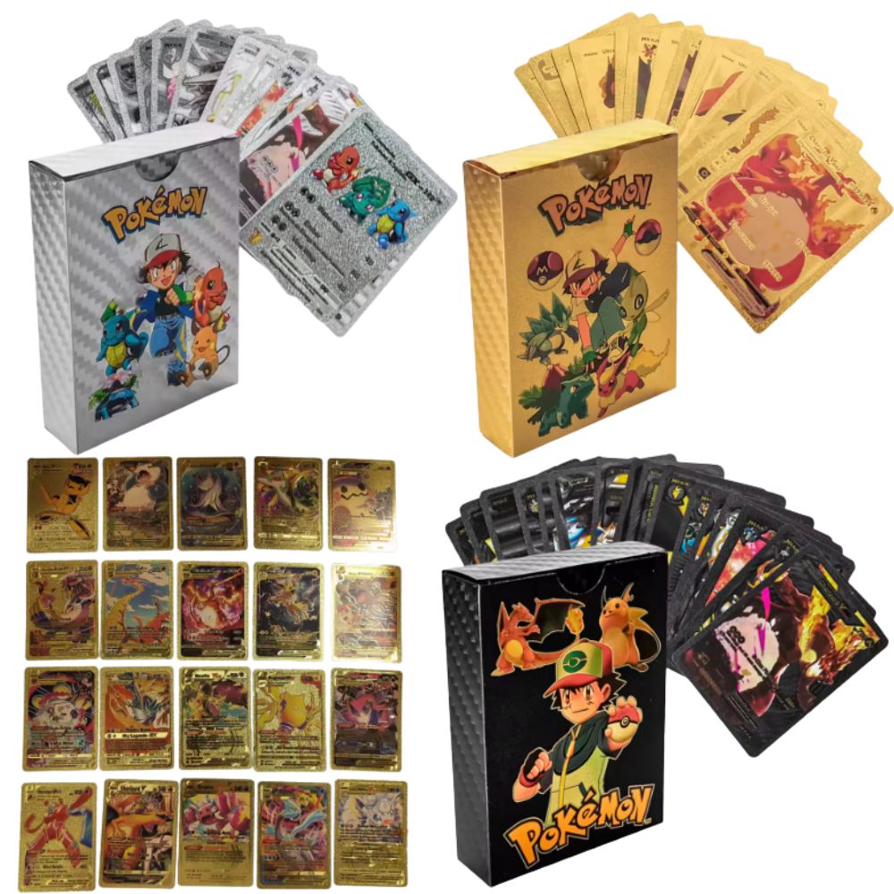 New 55PCS Pokémon Cards Vmax G - Board Game English 评论和价格