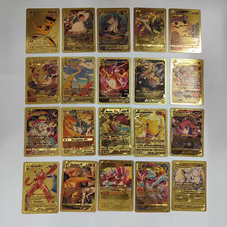 New 55PCS Pokémon Cards Vmax G - Board Game English 评论和价格