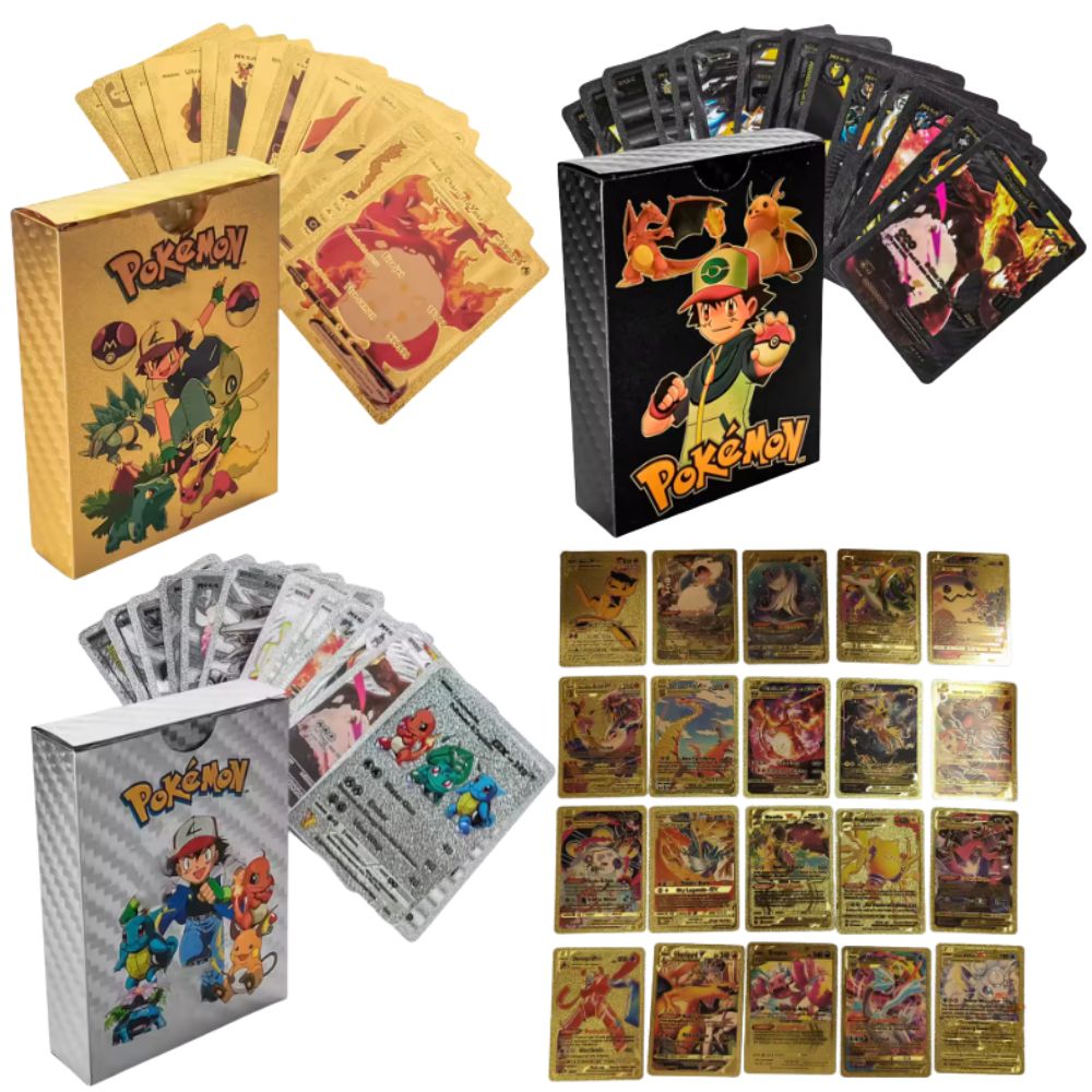 New 55PCS Pokémon Cards Vmax G - Board Game English 评论和价格