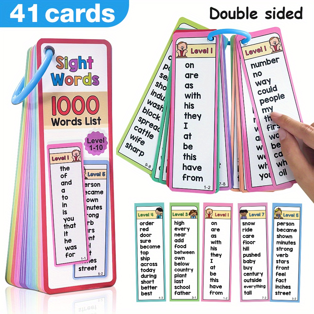 1000 Sight Words Flash Cards f - Board Game English 评论和价格