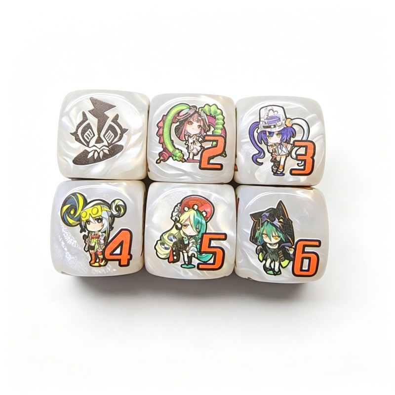 DND Cube Blending Colours Dice - Board Game Font 评论和价格