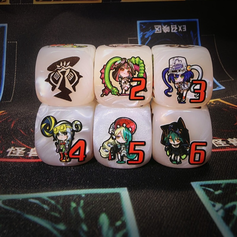 DND Cube Blending Colours Dice - Board Game Font 评论和价格